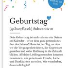 "50 Gründe, warum wir dich feiern!" Geburtstag [ɡəˈbuːɐtsˌtaːk]. Dein Geburtstag ist mehr als nur ein Datum…