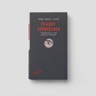 "Egon Erwin Kisch, Prager Verbrechen, vorgestellt von Sabine Rückert." Ein Auge schaut durch ein rundes Loch im Cover.