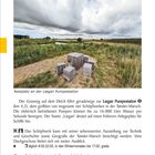 Seite 26 beschreibt eine Rundwanderung mit Picknickplätzen nahe der Lægan Pumpestation. Auf dem Bild sind Holztische in einer grünen Wiese.