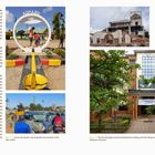 "Tag 89, 11. Juni – Kampala" steht im Text. Größtenteils Text, Bilder von verschiedenen Orten in Kampala, darunter eine Ruine und ein Gebäude der Makerere Universität.