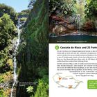 "Cascata do Risco und 25 Fontes" ist eine Levada-Tourbeschreibung mit Kartenansicht, Streckeninfos und einem Bild eines Wasserfalls.