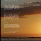 „Sonne und Erde“ beschreibt astronomische Dämmerungen und die lebenswichtige Rolle der Sonne. Sonnenuntergang über dem Meer.