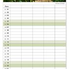 Text: "Name", "Kronentor am Zwinger", "Juni". Kalender mit Foto des Zwingers, umrahmt von Bäumen.