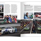 Falken Motorsport dominierte die ADAC-Serie. Bilder von Rennwagen auf der Strecke und in der Boxengasse, Fahrerposen.