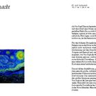 Titel: Sternennacht. Einführungstext über Van Goghs Werk und seine Inspiration. Links unten Gemälde "Sternennacht". Seite 156.
