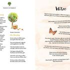 **RosenDuft und SommerLuft**

**Weltanschauung**, **Ein Sonntag**, **Witze**

Links: Gedichte von Fred Endrikat und Robert Gernhardt, rechts: Witze.

Illustrationen: Baum, Schmetterling, Regenschirm.