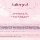Titel: Blättergruß. Text: Guten Morgen, Blatt im Wind, schön, dass wir zusammen sind. Tipps und Anleitung für ein Begrüßungsritual.