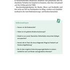 Reflexionsfragen zu Kinderrechten und Schutzkonzepten mit fünf spezifischen Fragen. Grüner Kasten mit Stift-Icon.