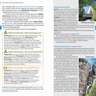 Texte: "weiteren weiten Blick über das Columbia Valley", "Kootenay National Park", "Radium Hot Springs", "GPS/Kontakt". 

Enthält eine Karte mit Straßen, Campingplatzen und Verwaltungsinformationen.