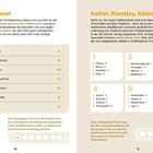 "Ab auf die Insel" und "Kutter, Kluntjes, Küstenzauber" sind Überschriften. In Rätseln geht es um Ostfriesische Inseln und Orte. Links ist eine Möwe.