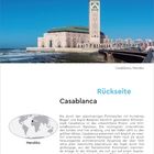 12. Januar, Dienstag. Kalender mit Bild der Hassan-II.-Moschee, Casablanca, Marokko. Text über Stadtgeschichte und Bauwerke.
