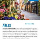 "19 April Montag, ARLES, Was ergibt eine Mischung aus Spuren der Römer, des Mittelalters und van Goghs?", Bunte Blumen in enger Gasse.