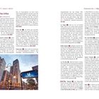 "Praktische Infos" oben in großer Schrift. Details zu Restaurants in Berlin inklusive Adressen und Telefonnummern. Logo: U Zoologischer Garten.