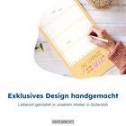 Exklusives Design handgemacht, liebevoll gestaltet in Gütersloh. Ein Kalender mit der Aufschrift "Das Schönste an uns ist das WIR".