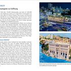 “Monaco. Staatsgäste zur Eröffnung. Nach über 150.000 Arbeitsstunden und mehr als 5.000.000 Euro Baukosten..." und Modellbau-Szenen.