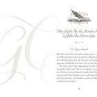 Buchseite mit folgender Überschrift: "Der fünfte Tag des Monats Mai im Jahre des Herrn 1569". Illustration: Feder auf Buch.