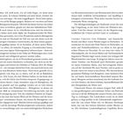 Seitenzahlen: 16 links, 17 rechts. Titel: "MEIN LEBEN MIT HÜHNERN" und "CHICKEN BOY". Text über Schrebergärten und Ferien in Derbyshire.