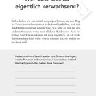 Text mit großer Überschrift: „Wer oder was ist eigentlich »erwachsen«?“ Unten ist Platz zum Notieren von Gedanken.