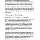 Veränderungen in deinem Körper. Reisen im siebten Monat. Text beschreibt körperliche Änderungen und Tipps für Schwangere.