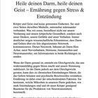 Kapitel 14: Heile deinen Darm, heile deinen Geist. Ernährung gegen Stress und Entzündung beeinflusst Gesundheit und Wohlbefinden.