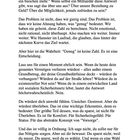 Textbeschreibung: Diskussion über den Begriff "Genug" und Sparen, basierend auf einem Zitat von John D. Rockefeller.