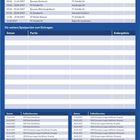 Spielplan mit Datum, Partie und Endergebnis. Unten sind Fußballtermine und Logos von Alpha Edition und FC Schalke 04.