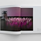 **Flock, 2019.** Ferris Introspective, Formfigurines, custom neon. 32 feet wide, 16 feet long. Installation view.