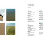 Inhaltsverzeichnis mit Kapitel: Juni, Juli, August, September. Links Bilder: Leuchtturm, Wasser, Sand, Gras und Zaun.