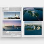 Text oben links: "DUBAI SOLAR INNOVATION CENTER". 
Darunter moderne Architekturentwürfe in Landschaften.