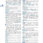 Seite 256, Wort "fasten" mit Bedeutungen, Beispielsätzen und Übersetzungen. Weitere Wörter: "fast food", "fatalist", "fault". Links ein blaues "F".