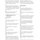 "Lösungen 6–15. Bildung: Present tense und present perfect. 10. Bildung: Past tense und past perfect."