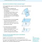 Abschnitt 5.11 beschreibt die Lage von zwei Ebenen im Raum. Es gibt drei Möglichkeiten: schneiden, parallel, identisch.