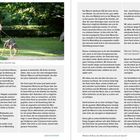 Seite 86: "Das Suchteam". Seite 87: "Welcher Einfluss des Menschen ist zu viel und warum?". Eine Person führt einen Hund an der Leine.