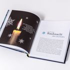 Links: Zitat über Geburt und Licht. Rechts: "25. Dezember Rauhnacht Altes abschließen", gefolgt von einem Fließtext.