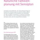 Natürliche Familienplanung mit Sensiplan: Methode zur Bestimmung fruchtbarer Tage im Zyklus durch körperliche Beobachtung.