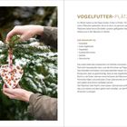 VOGELFUTTER-PLÄTZCHEN. Materialien: Kokosfett, Vogelfutter, Pappteller, Ausstechformen, Alufolie, Zahnstocher.