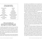 Linke Seite: Ein Kasten beschreibt positive Eigenschaften von Menschen mit ADHS, z. B. abenteuerlustig, kreativ, empathisch, flexibel, risikobereit, unkonventionell.

Rechte Seite: 
Überschrift: „Wie du am besten mit unerwünschten Ratschlägen und Meinungen von anderen umgehst.“ 
Fließtext erläutert Tipps und Umgangsstrategien.
