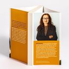 Linker Text: Fragen über Schwäche, Würde und Fürsorge. Rechter Text beschreibt Edith Meinhart als Autorin und Journalistin.
