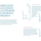 Übungen gegen Schlaflosigkeit, Schlafstörungen und chronische Müdigkeit. Einfache Abbildungen von Yoga-Übungen auf einem Stuhl.