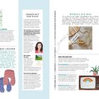 Links: „DEN BLICKWINKEL ÄNDERN“ über Melanie Raabes Buch „Das Jahr der Wunder“. Rechts: Zitat „Manchmal ist das, wonach man sucht, bereits da“.