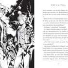 "Rebell in der Wildnis" steht oben rechts. Zwei stilvoll gekleidete junge Männer in auffälligen Jacken, im Hintergrund ein dritter.