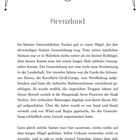 Zahl: "1". Titel: "Grenzland". Fließtext beschreibt ein fiktives Grenzstädtchen, Yanhui, und einen Hügel namens Generalshang.
