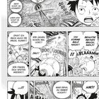 Eine Manga-Seite mit mehreren Panels. Charaktere interagieren hektisch mit Wasser und Wirbeln. Dialoge klingen gespannt.