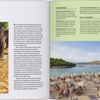 "Albanien. April-Anfang Juni. Gipfel und Schätze. Top-Erlebnisse: Das Hochland entdecken..." Zwei Fotos: Ruinen und Strand.