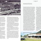 Seitenzahlen 97 und 98, Titel "VIENENBURG" und "WANGEROOGE". Bilder zeigen historische Bahnhöfe mit begleitenden Texten über ihre Geschichte.