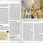 Seite 280. Überschriften: "Ramses begrüßt die Gäste", "Die Sammlung", "Zu viel des Guten?", "Von Tutanchamun zur Sonnenbarke". Foto der Ramses-Statue.