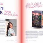 Sneak Peak, SlowBurn Presents: Ronja Madeleine. Love is like a Thunderbolt. Autorin Ronja Madeleine, Cover von Buch.
