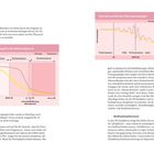 "Hormonspiegel in den Wechseljahren", zeigt Östrogen- und Progesteronverlauf während Prä-, Peri- und Postmenopause.