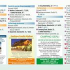 Übernachtungs- und Serviceverzeichnis. Ferndorf, Paternion, Aifersdorf, Feistritz, Weißenstein, Villach. Landgasthof Tell, Camping Gerli.