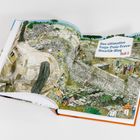 "Das ultimative Troja-Troia-Truva-Hisarlik-Blog Teil I" steht auf einer Seite, die eine historische Ruine illustriert.